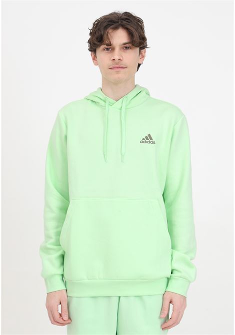 Feel Cozy green men's sweatshirt with stitched logo ADIDAS PERFORMANCE | IN0327.